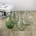 Small Bubble Recycled Glass Vase